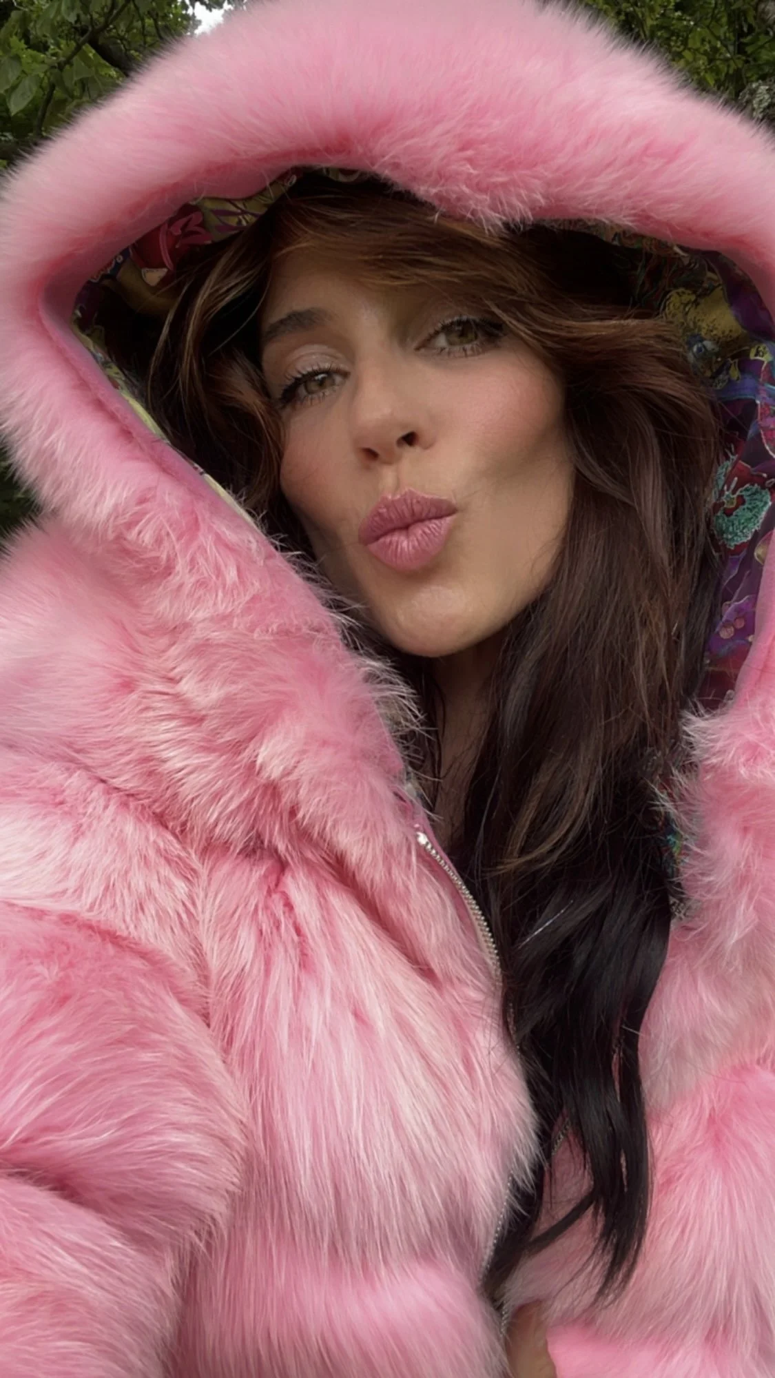 Furry by Moena Moxham - Cropped Pink Fur Jacket — Moena Moxham